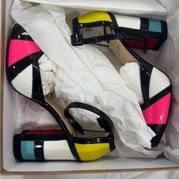 Colorful Women's Platform Heels - Picture 1 of 7